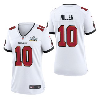 Women's Tampa Bay Buccaneers Scotty Miller White Super Bowl LV Jersey