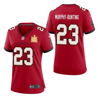 Women's Tampa Bay Buccaneers Sean Murphy-Bunting Red Super Bowl LV Champions Jersey