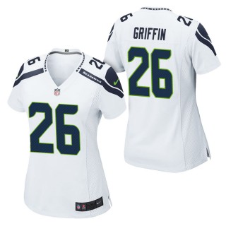Women's Seattle Seahawks Shaquill Griffin White Game Jersey