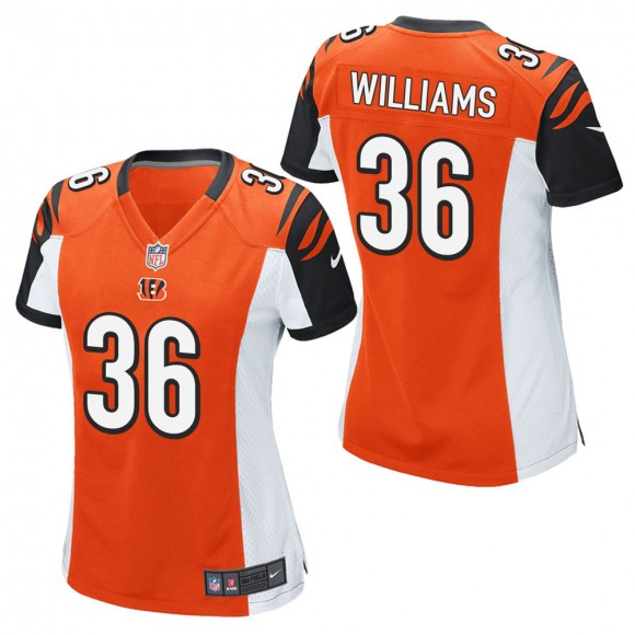 Women's Cincinnati Bengals Shawn Williams Orange Game Jersey