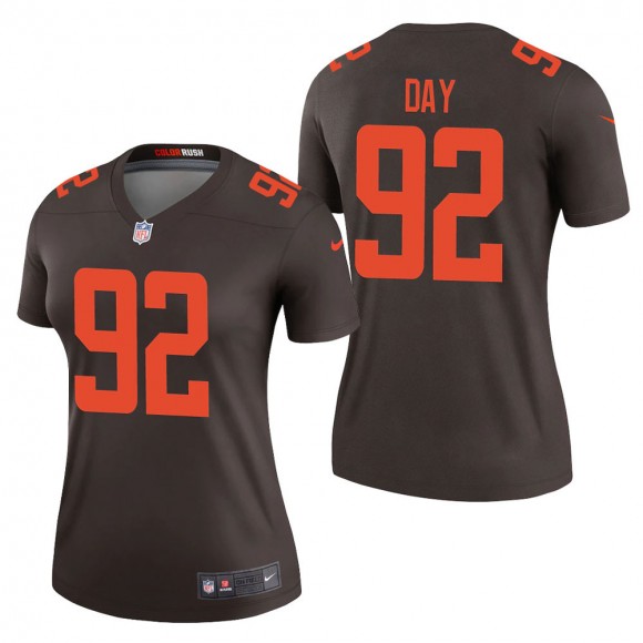 Women's Cleveland Browns Sheldon Day Brown Alternate Legend Jersey