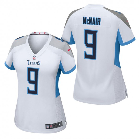 Women's Tennessee Titans Steve McNair White Game Jersey