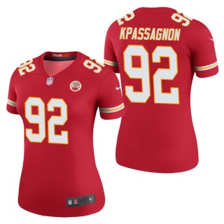 Women's Kansas City Chiefs Tanoh Kpassagnon Red Color Rush Legend Jersey