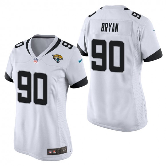 Women's Jacksonville Jaguars Taven Bryan White Game Jersey