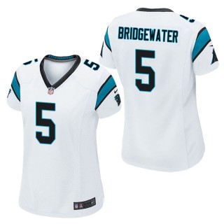 Women's Carolina Panthers Teddy Bridgewater White Game Jersey