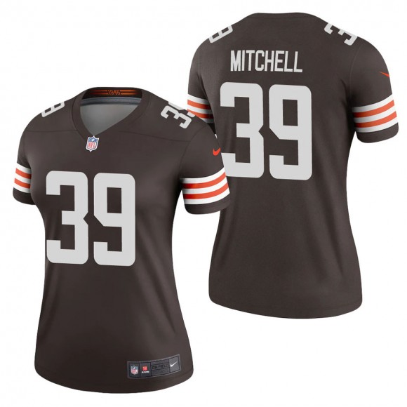 Women's Cleveland Browns Terrance Mitchell Brown Legend Jersey