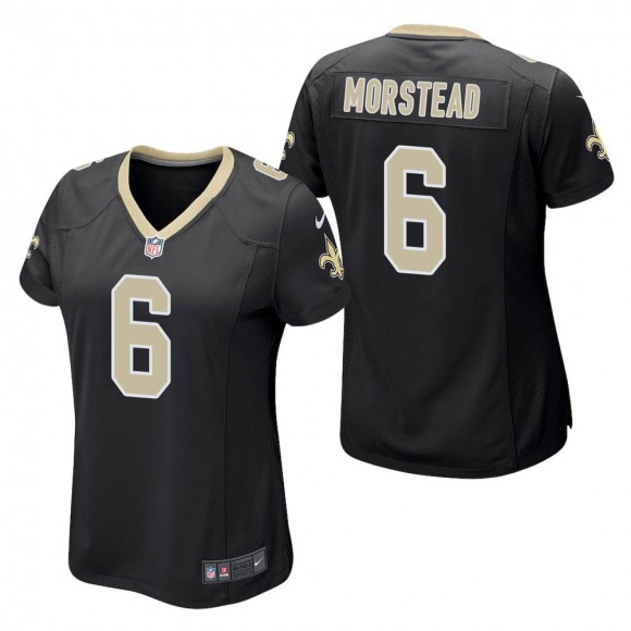 Women's New Orleans Saints Thomas Morstead Black Game Jersey