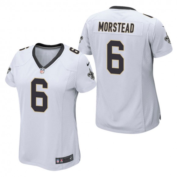 Women's New Orleans Saints Thomas Morstead White Game Jersey