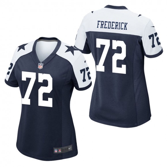 Women's Dallas Cowboys Travis Frederick Navy Alternate Game Jersey