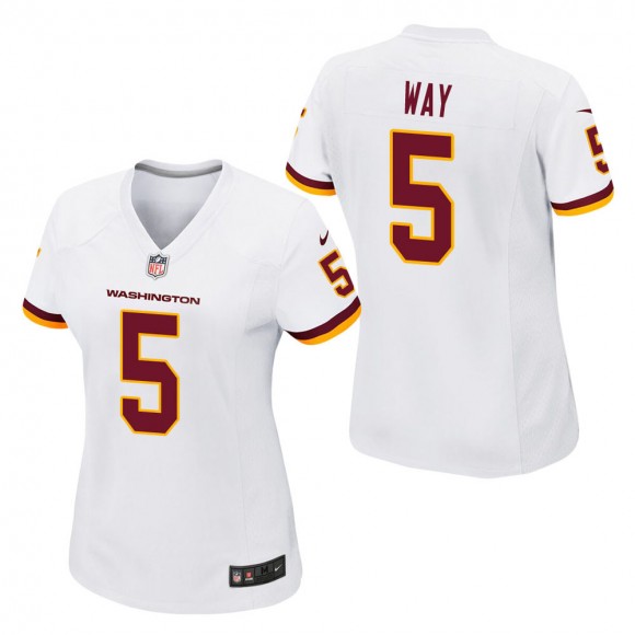 Women's Washington Football Team Tress Way White Game Jersey