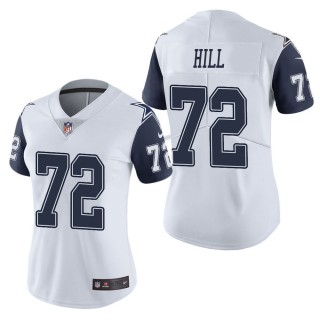 Women's Dallas Cowboys Trysten Hill White Color Rush Limited Jersey