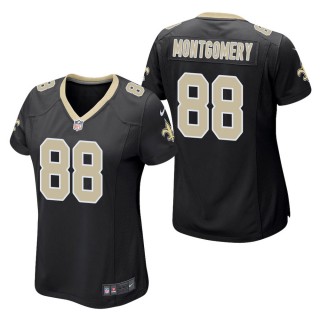Women's New Orleans Saints Ty Montgomery Black Game Jersey