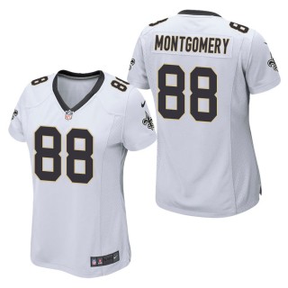 Women's New Orleans Saints Ty Montgomery White Game Jersey