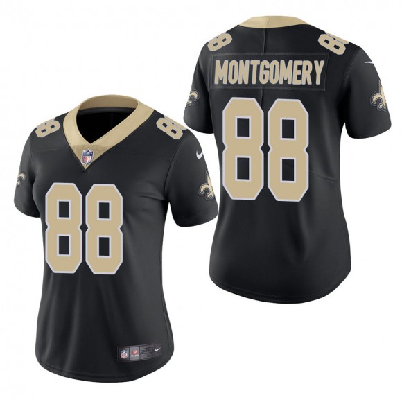 Women's New Orleans Saints Ty Montgomery Black Vapor Untouchable Limited Jersey