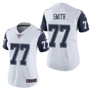 Women's Dallas Cowboys Tyron Smith White Color Rush Limited Jersey