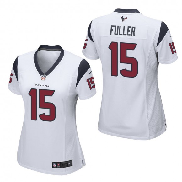 Women's Houston Texans Will Fuller White Game Jersey