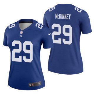 Women's New York Giants Xavier McKinney Royal Legend Jersey