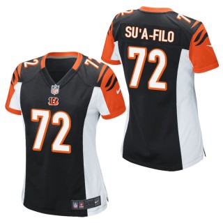 Women's Cincinnati Bengals Xavier Su'a-Filo Black Game Jersey