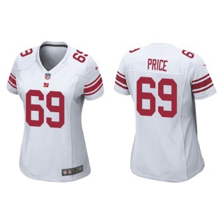 Women's New York Giants Billy Price #69 White Game Jersey