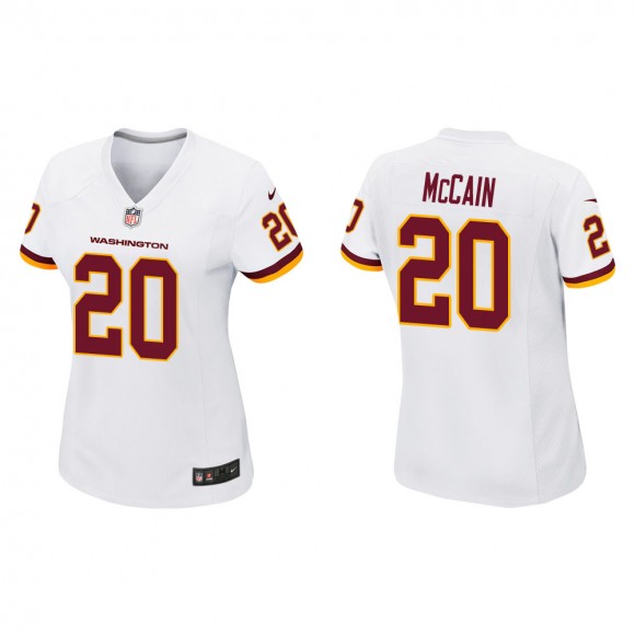 Women's Washington Football Team Bobby McCain #20 White Game Jersey