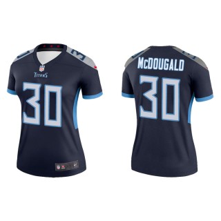 Women's Tennessee Titans Bradley McDougald #30 Navy Legend Jersey