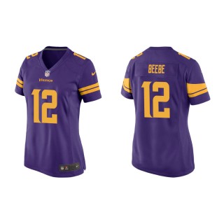 Women's Minnesota Vikings Chad Beebe #12 Purple Alternate Game Jersey