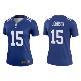 Women's New York Giants Collin Johnson #15 Royal Legend Jersey