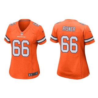 Women's Denver Broncos Dalton Risner #66 Orange Alternate Game Jersey