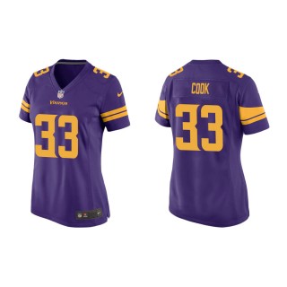 Women's Minnesota Vikings Dalvin Cook #33 Purple Alternate Game Jersey