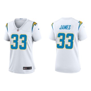 Women's Los Angeles Chargers Derwin James #33 White Alternate Game Jersey
