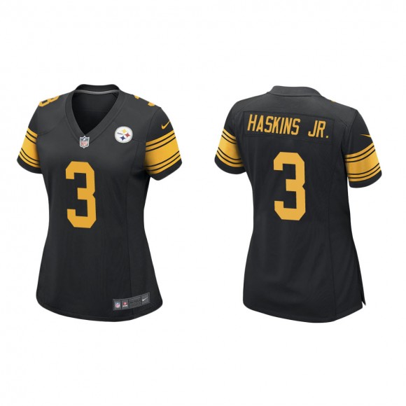Women's Pittsburgh Steelers Dwayne Haskins Jr. #3 Black Alternate Game Jersey