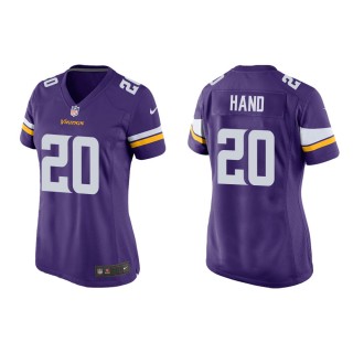 Women's Minnesota Vikings Harrison Hand #20 Purple Game Jersey