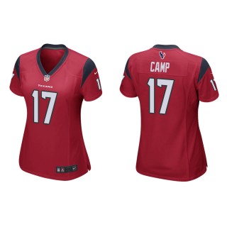 Women's Houston Texans Jalen Camp #17 Red Game Jersey