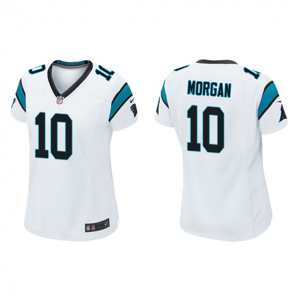 Women's Carolina Panthers James Morgan #10 White Game Jersey