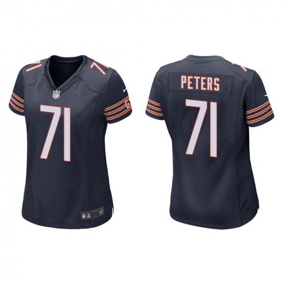 Women's Chicago Bears Jason Peters #71 Navy Game Jersey