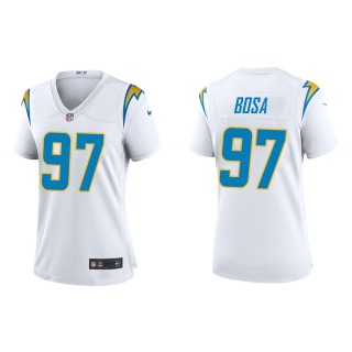 Women's Los Angeles Chargers Joey Bosa #97 White Alternate Game Jersey