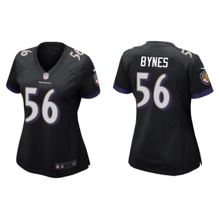 Women's Baltimore Ravens Josh Bynes #56 Black Game Jersey