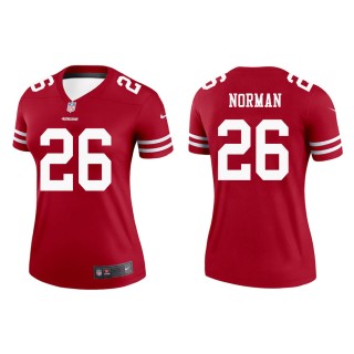 Women's San Francisco 49ers Josh Norman #26 Scarlet Legend Jersey