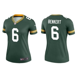 Women's Green Bay Packers Kurt Benkert #6 Green Legend Jersey