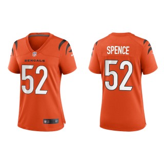 Women's Cincinnati Bengals Noah Spence #52 Orange Game Jersey
