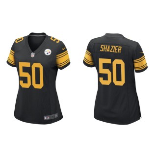 Women's Pittsburgh Steelers Ryan Shazier #50 Black Alternate Game Jersey