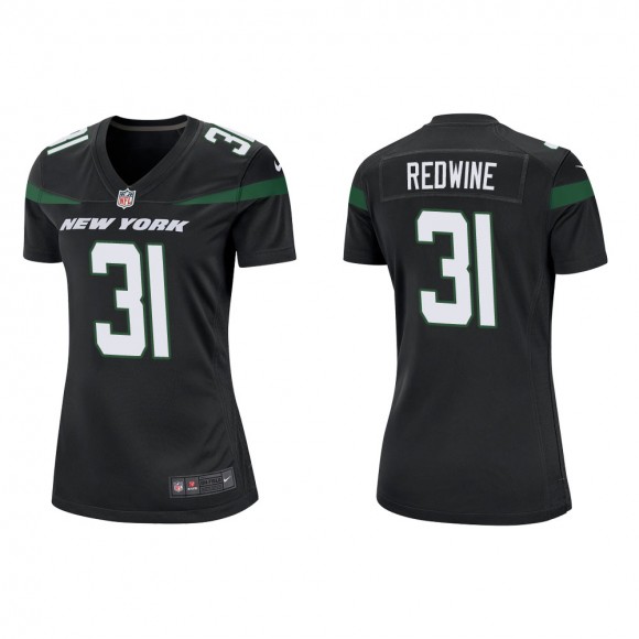 Women's New York Jets Sheldrick Redwine #31 Black Game Jersey