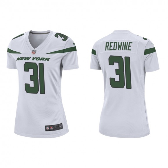 Women's New York Jets Sheldrick Redwine #31 White Game Jersey