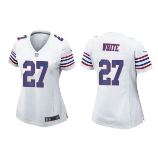 Women's Buffalo Bills Tre'Davious White #27 White Alternate Game Jersey