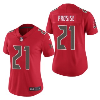 Women's Tampa Bay Buccaneers C.J. Prosise Red Color Rush Limited Jersey