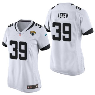 Women's Jacksonville Jaguars Jamal Agnew White Game Jersey