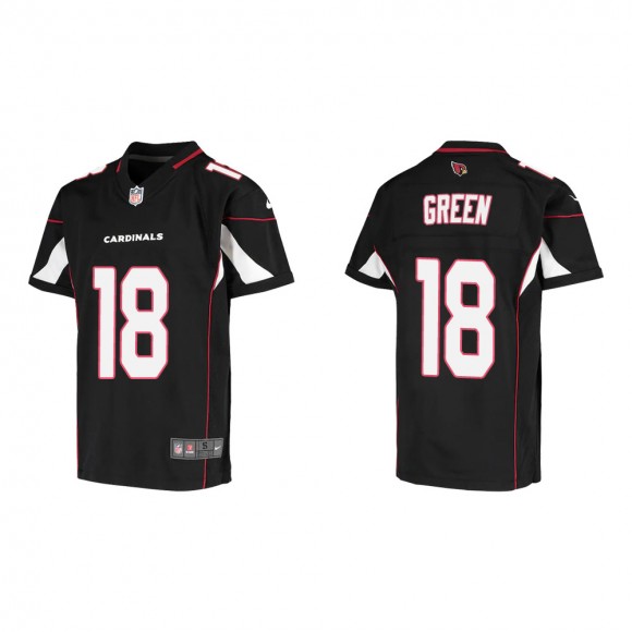 Youth Arizona Cardinals A.J. Green #18 Black Game Jersey