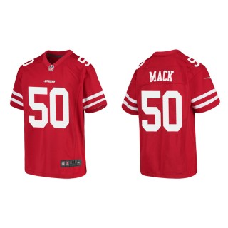 Youth San Francisco 49ers Alex Mack #50 Red Game Jersey