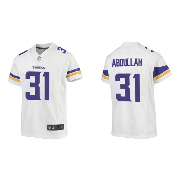 Youth Minnesota Vikings Ameer Abdullah #31 White Game Jersey