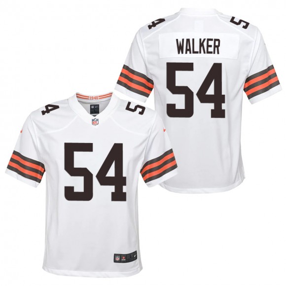 Youth Cleveland Browns Anthony Walker White Game Jersey